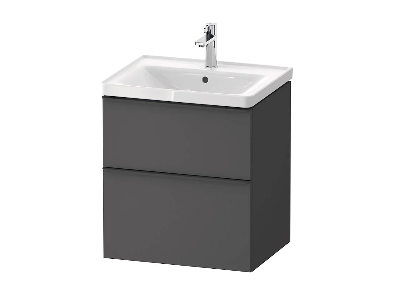 Meuble vasque 58 cm DURAVIT D-Neo Gris mat
