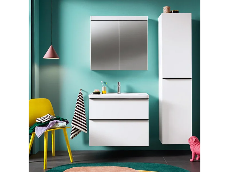 Meuble vasque 78 cm DURAVIT D-Neo Blanc brillant