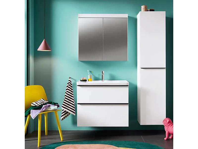 Meuble vasque 78 cm DURAVIT D-Neo Blanc brillant