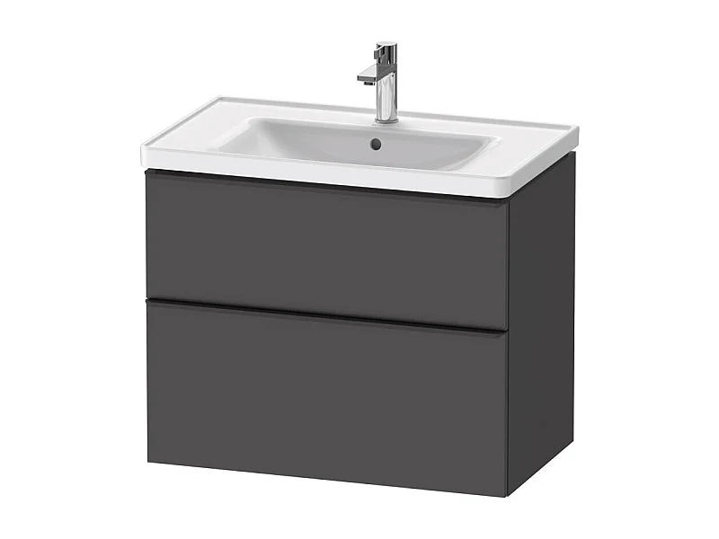 Meuble vasque 78 cm DURAVIT D-Neo Gris mat