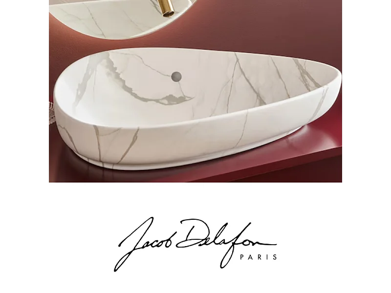 Bonde de vidage click JACOB DELAFON marbre sculptural