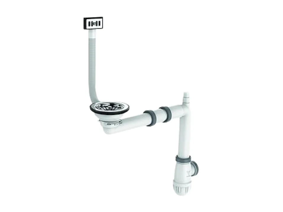 Vidage évier 1 cuve VALENTIN 90 mm avec trop plein