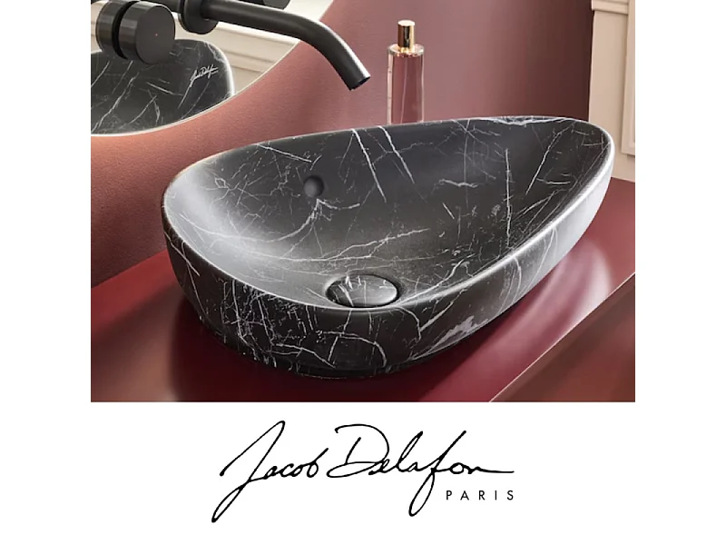 Bonde de vidage click JACOB DELAFON marbre orage