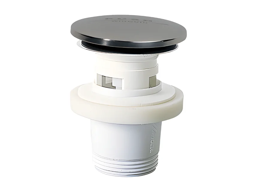 Bonde de lavabo Quick-clac WIRQUIN Inox