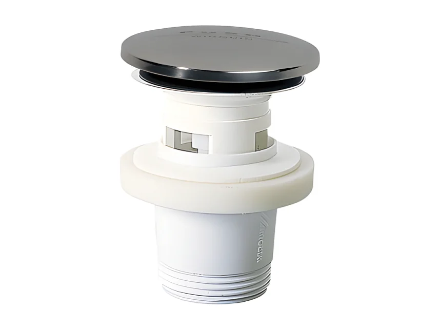 Bonde de lavabo Quick-clac WIRQUIN Inox