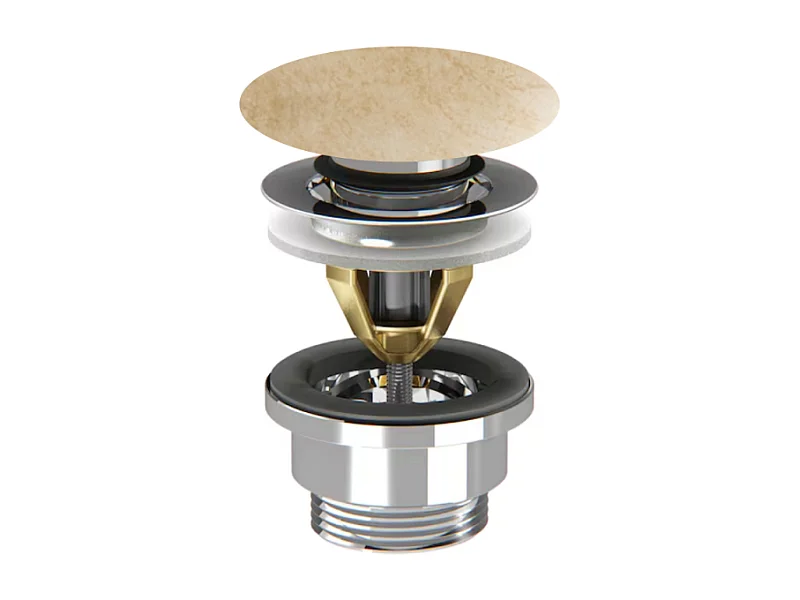 Bonde de vidage click JACOB DELAFON travertin sable