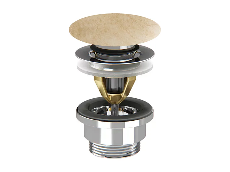 Bonde de vidage click JACOB DELAFON travertin sable