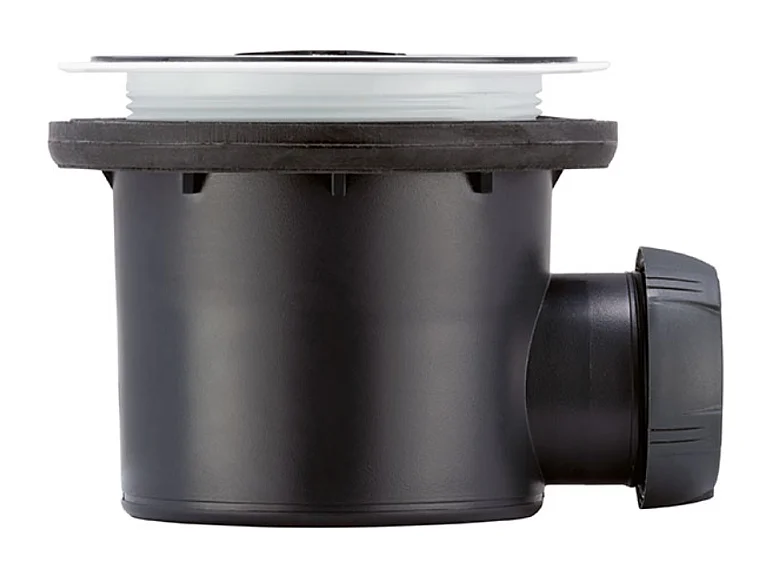 Bonde de receveur de douche sortie horizontale WIRQUIN Tourbillon D90 sans dôme