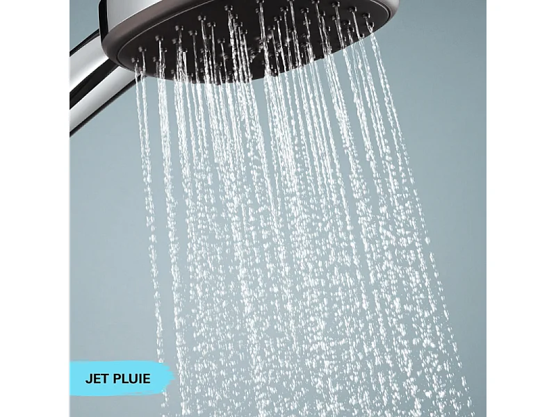 Ensemble de douche thermostatique GROHE Precision Flow 1 jet chromé