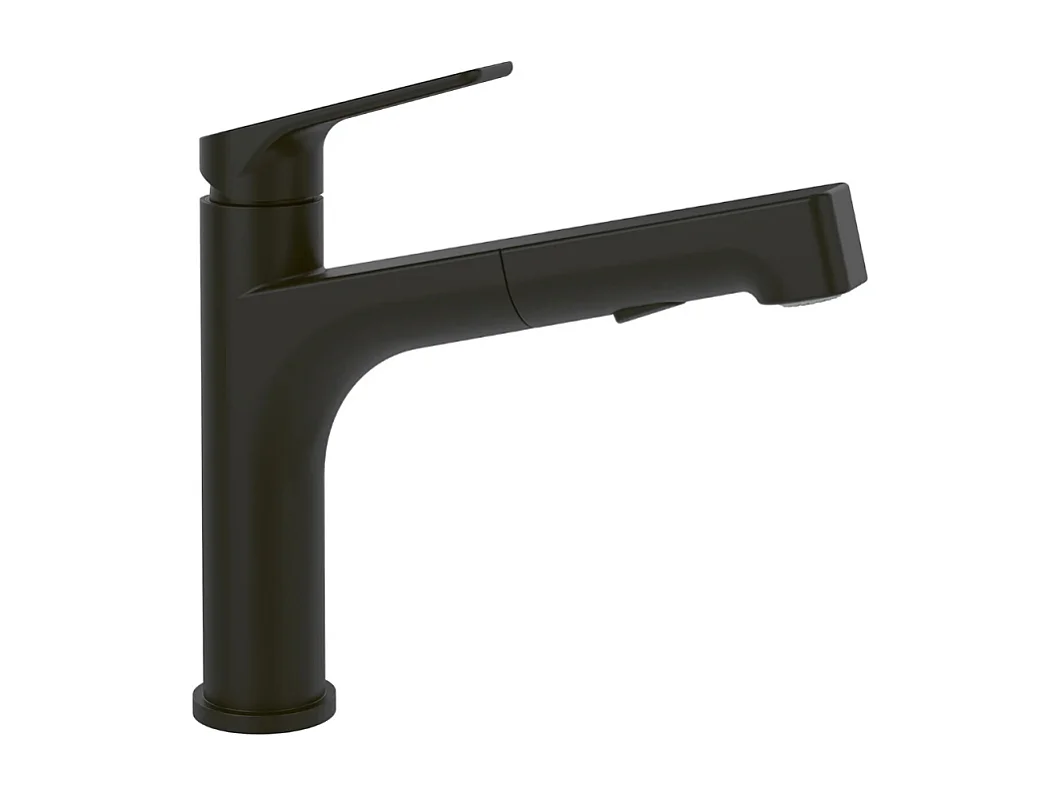 Robinet de cuisine avec douchette VILLEROY & BOCH Junis Sky Shower Noir mat