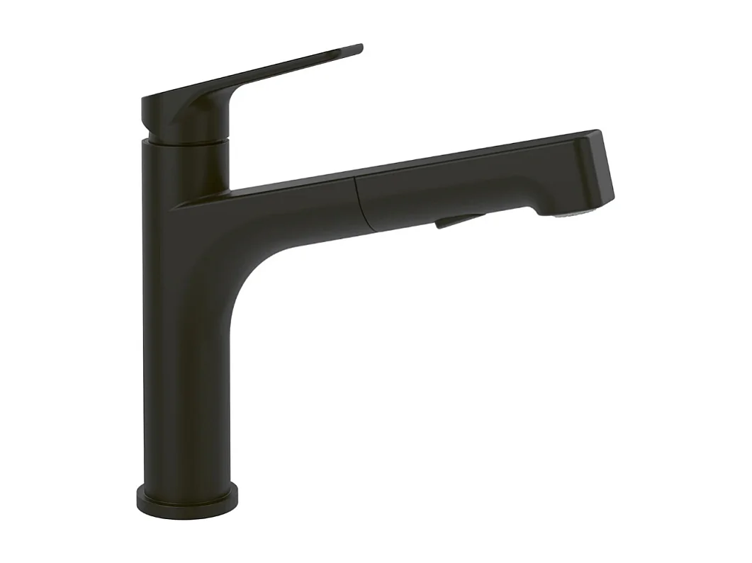 Robinet de cuisine avec douchette VILLEROY & BOCH Junis Sky Shower Noir mat
