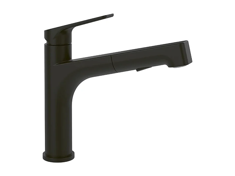 Robinet de cuisine avec douchette VILLEROY & BOCH Junis Sky Shower Noir mat