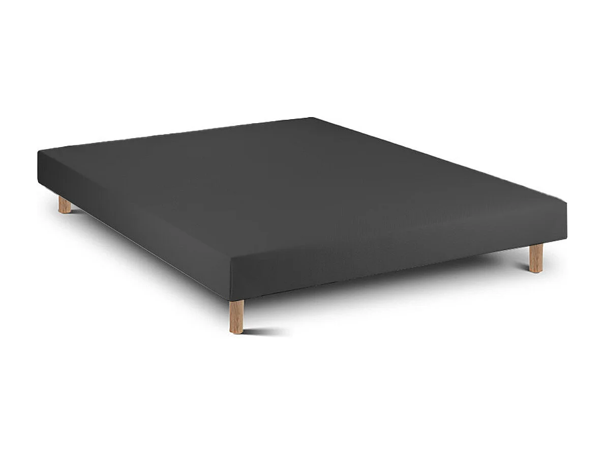 Conjunto Cloud One y Sommier 15cm Preto Talla 190 x 80 cm Altura 52 cm