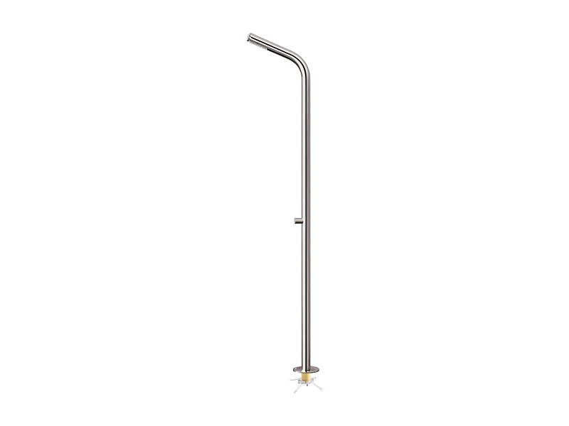 Colonne de douche extérieure progressive CRISTINA ONDYNA Inox 316 alimentation par le sol en inox