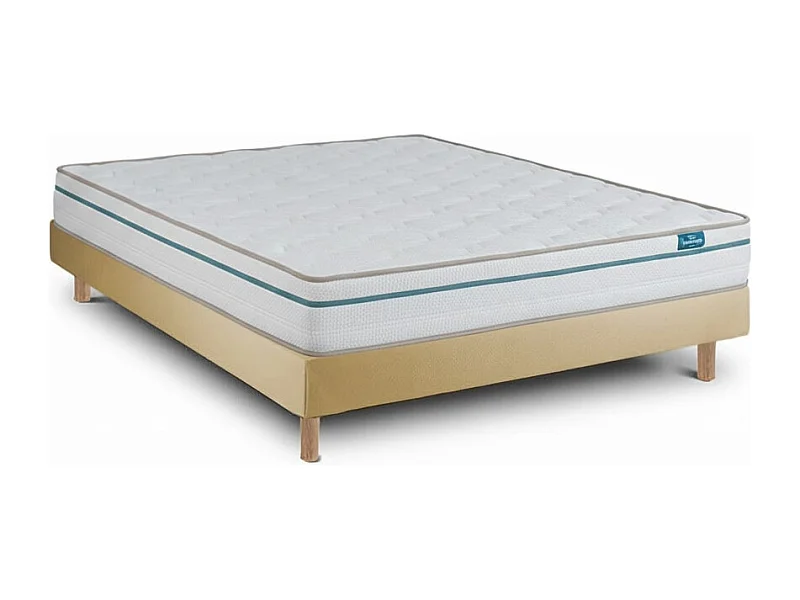 Conjunto Cloud One e Sommier 15cm Bege Tamanho 190 x 140 cm Altura 52 cm