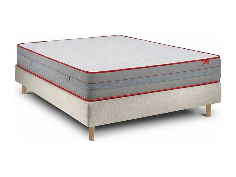 Conjunto Luxury e Sommier 20cm Tribu Pearl Tamanho 200 x 160 cm Altura 62 cm