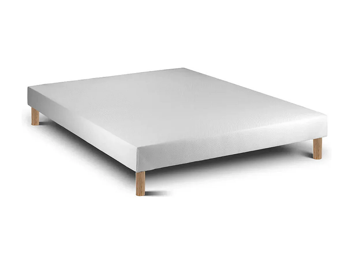 Conjunto Viscoflex Ortopédico  y Sommier 15cm Branco Talla 200 x 140 cm Altura 52 cm