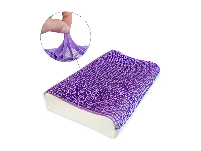 Almofada GRID GEL 3D Cervical Tamanho  Altura 12 cm