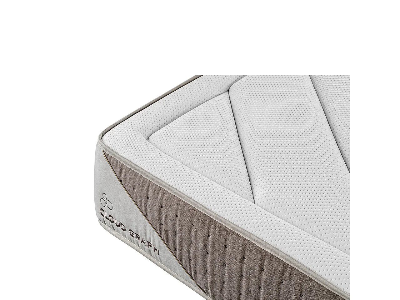 Colchão Nature Cloud Graph Tamanho 180 x 80 cm Altura 28 cm