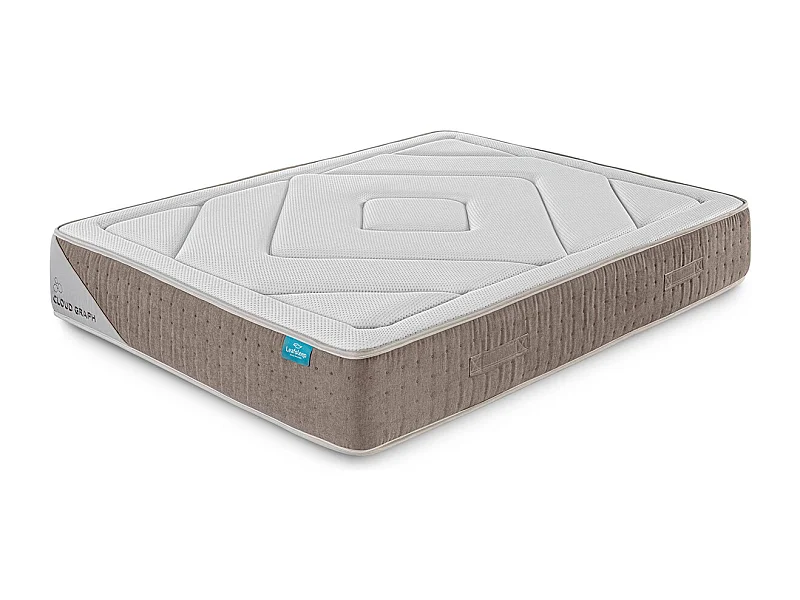 Matelas Nature Cloud Graph Taille 190 x 80 cm Hauteur 28 cm