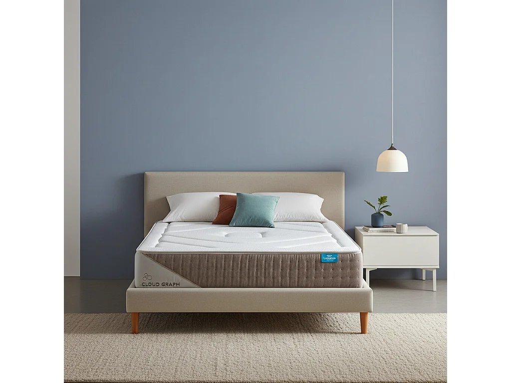 Colchão Nature Cloud Graph Tamanho 200 x 90 cm Altura 28 cm