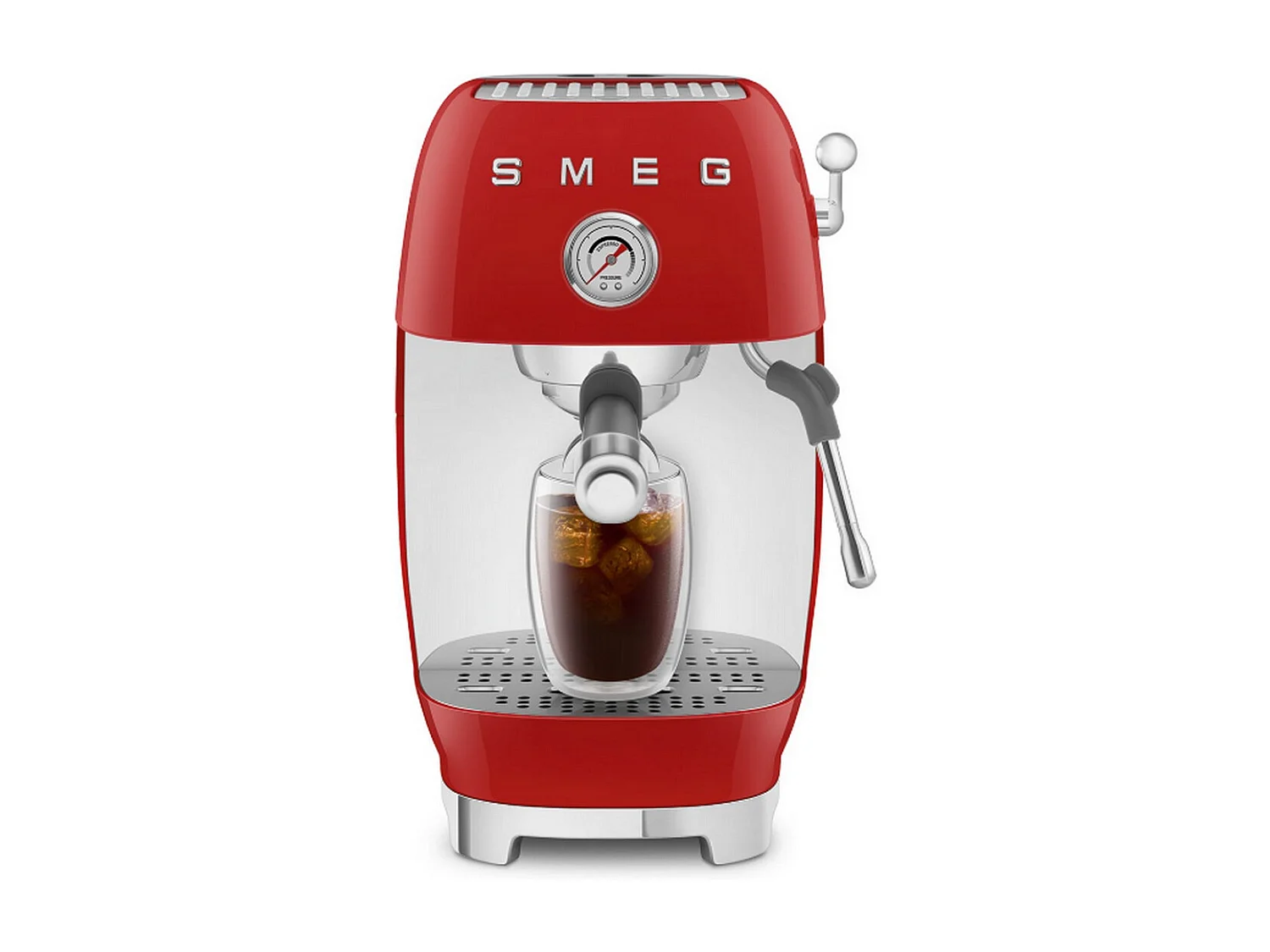 Smeg Robot café 15 bars rouge - ECF03RDEU