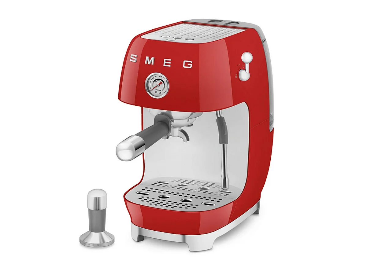 Smeg Robot café 15 bars rouge - ECF03RDEU