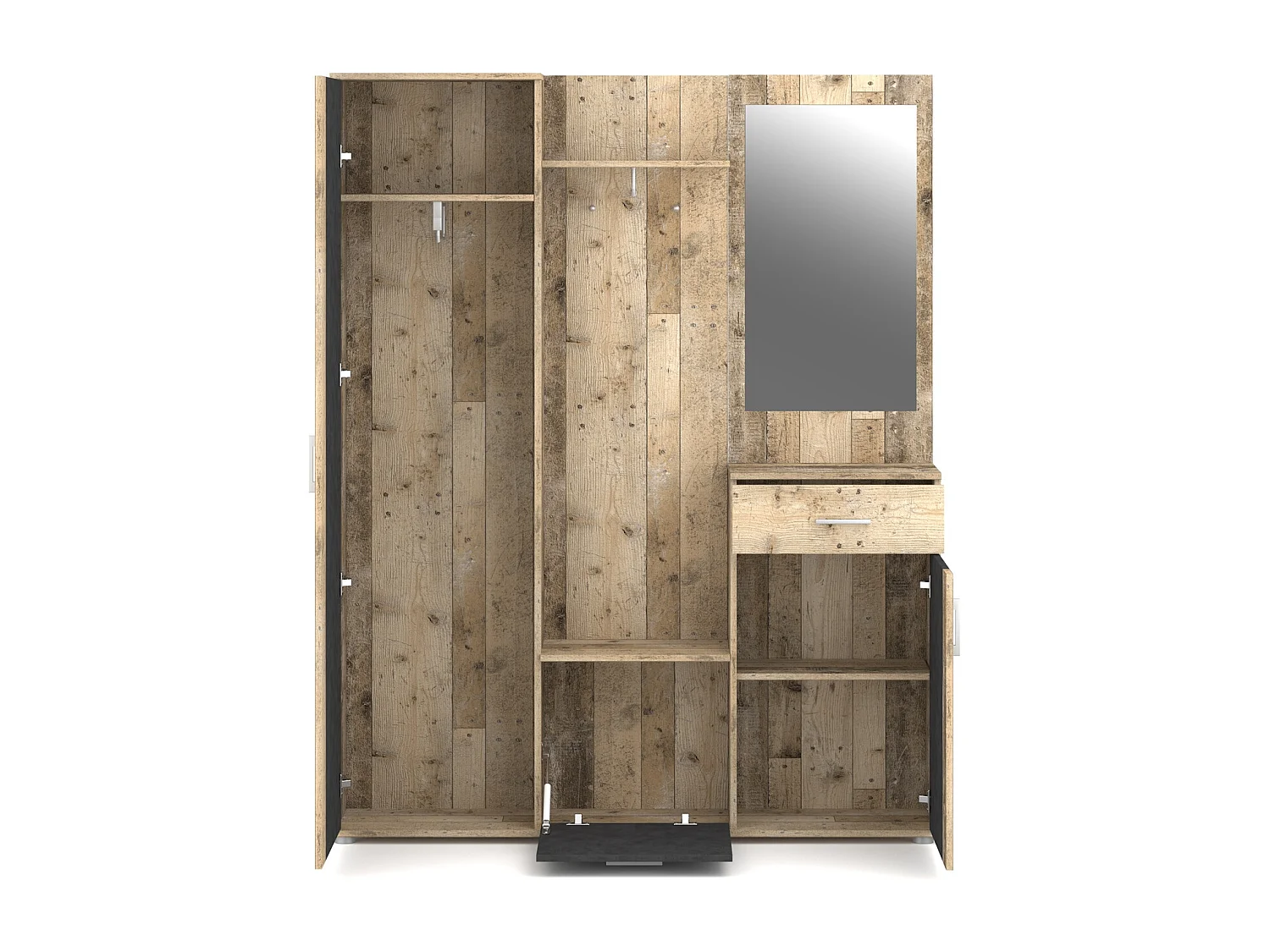 Meuble d'entrée Trio old style light / matera 145 cm