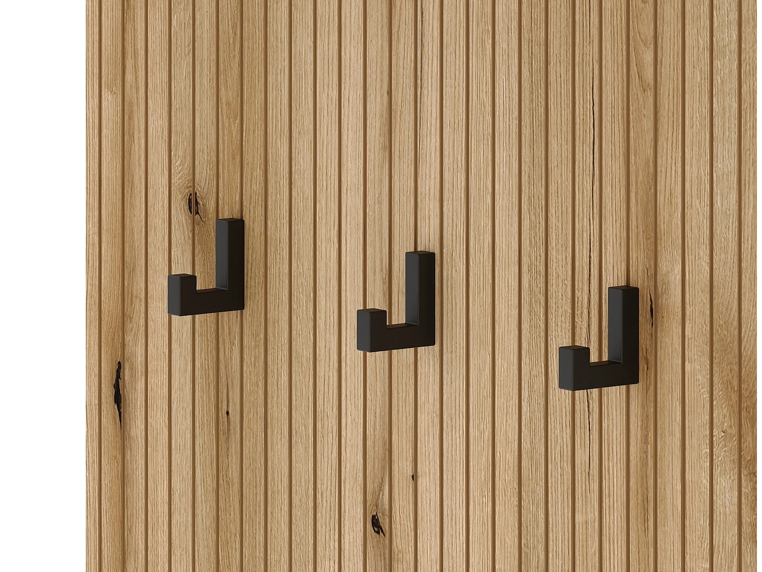 Móvel de entrada Nordic C carvalho evoke / tabilla / branco 100 cm