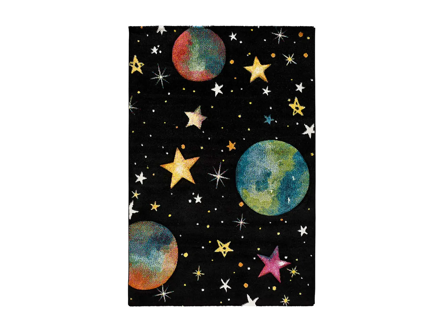 Kinderteppich - Kinderteppich - schwarz - 120x170 cm - TOYS