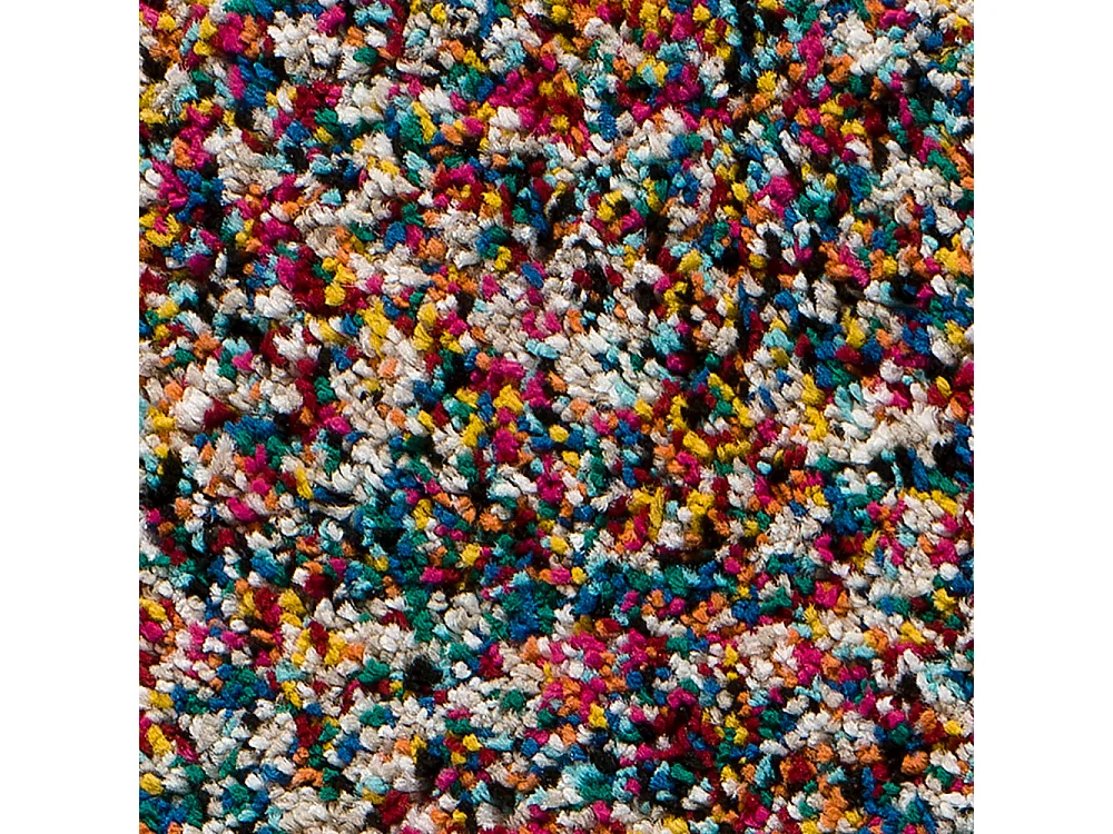 Hochflorteppich - abstrakt - mehrfarbig - 120x170 cm - YEBEL