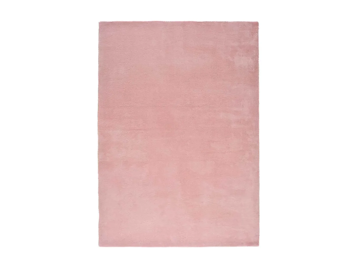 Kurzflorteppich - einfarbiger - rosa - 60x110 cm - BERNA