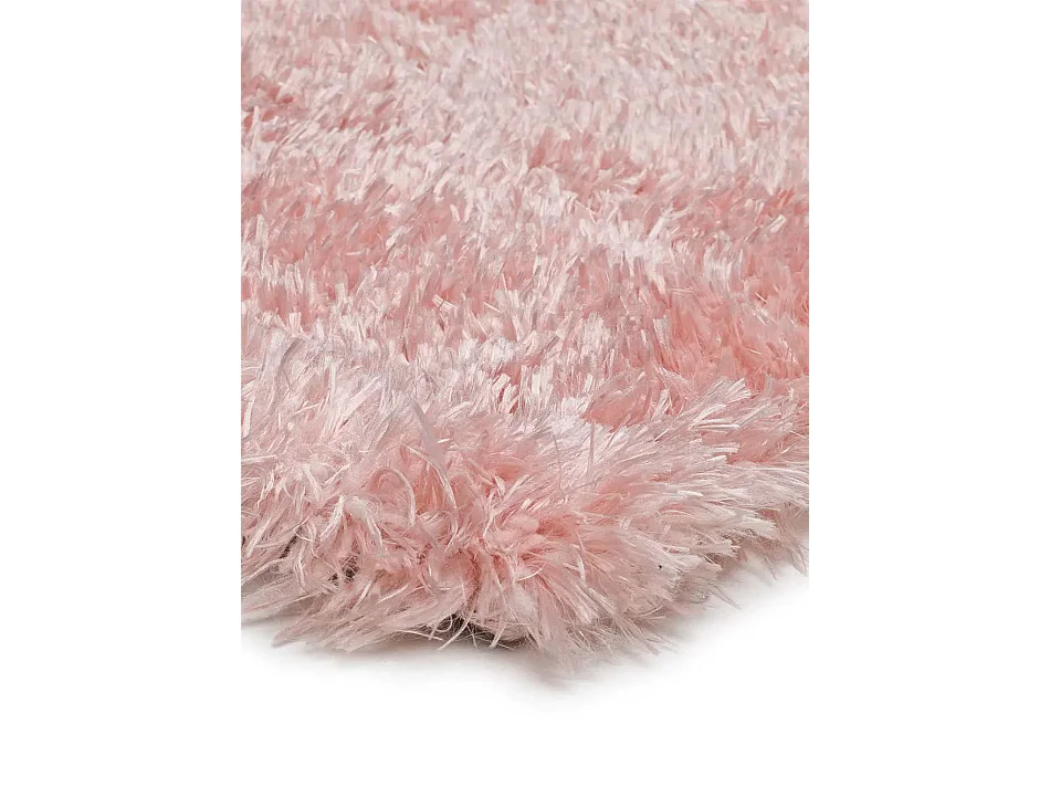 Hochflorteppich - einfarbig shaggy - rosa - 120x170 cm - ALOE