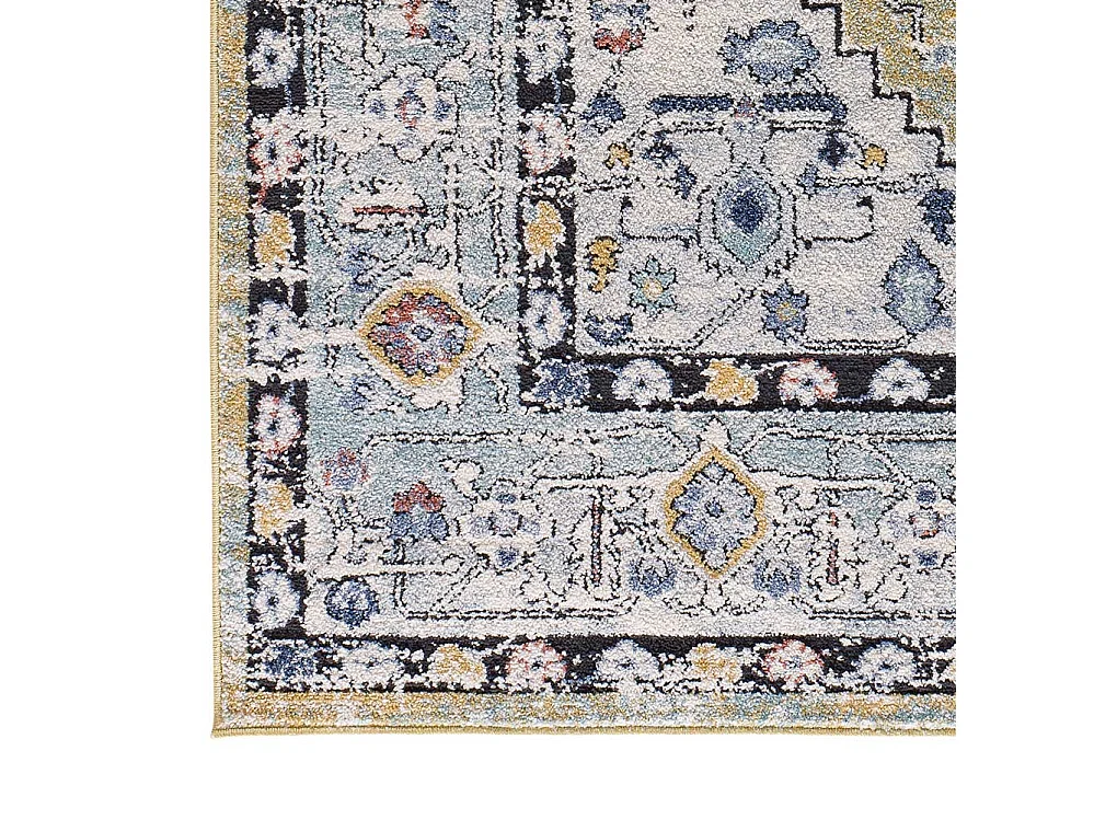 Kurzflorteppich - vintage - mehrfarbig - 120x170 cm - MABEL