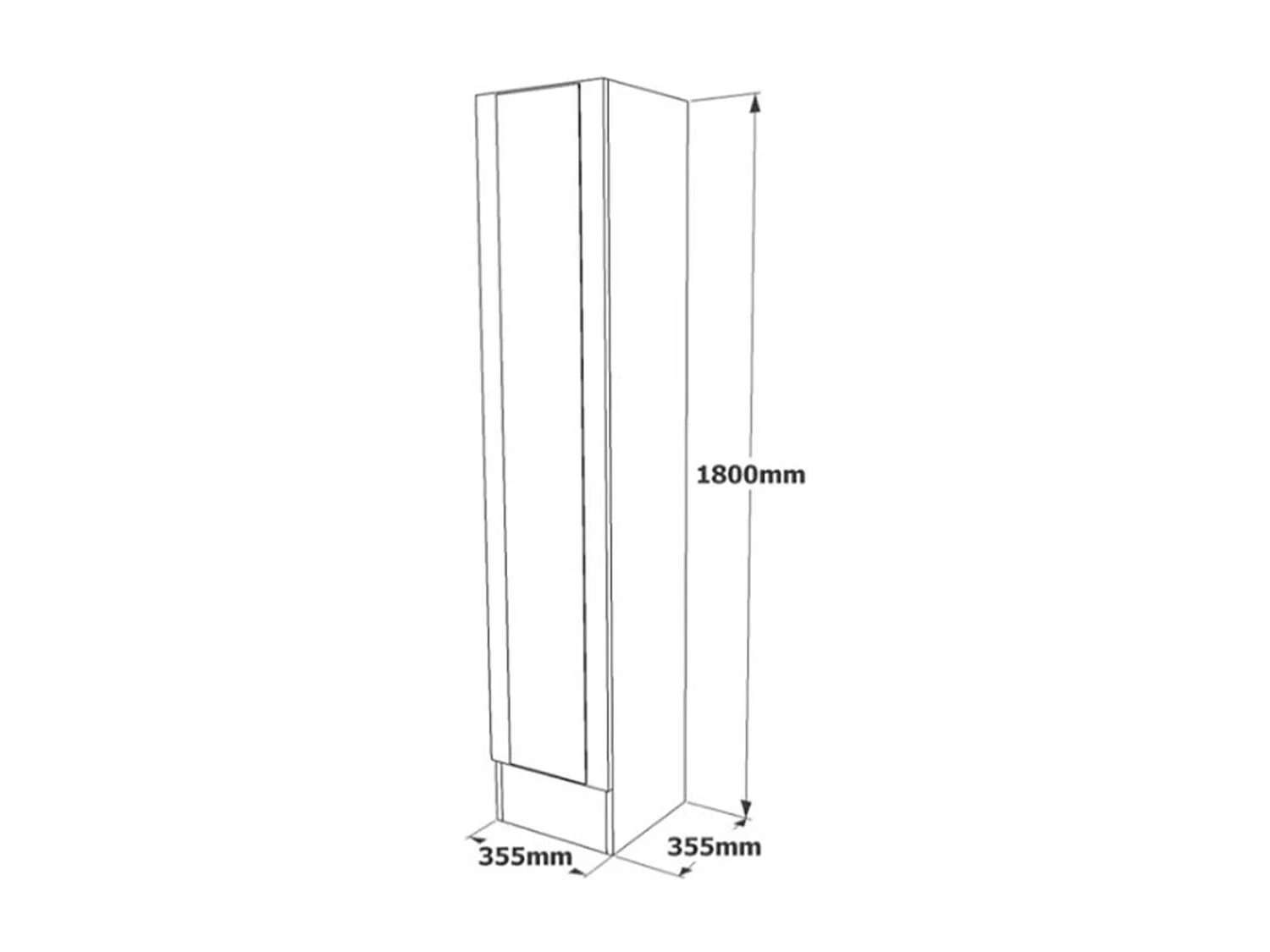 Grand vestiaire d'entrée rustique chic 1 miroir 2 portes MARFA