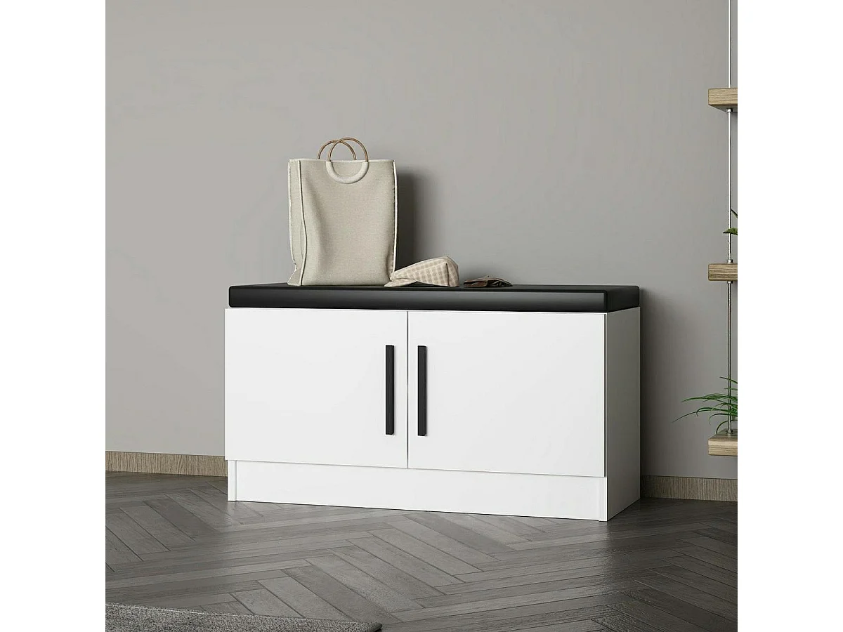 Banc d’entrée moderne avec rangement chaussures MARFA