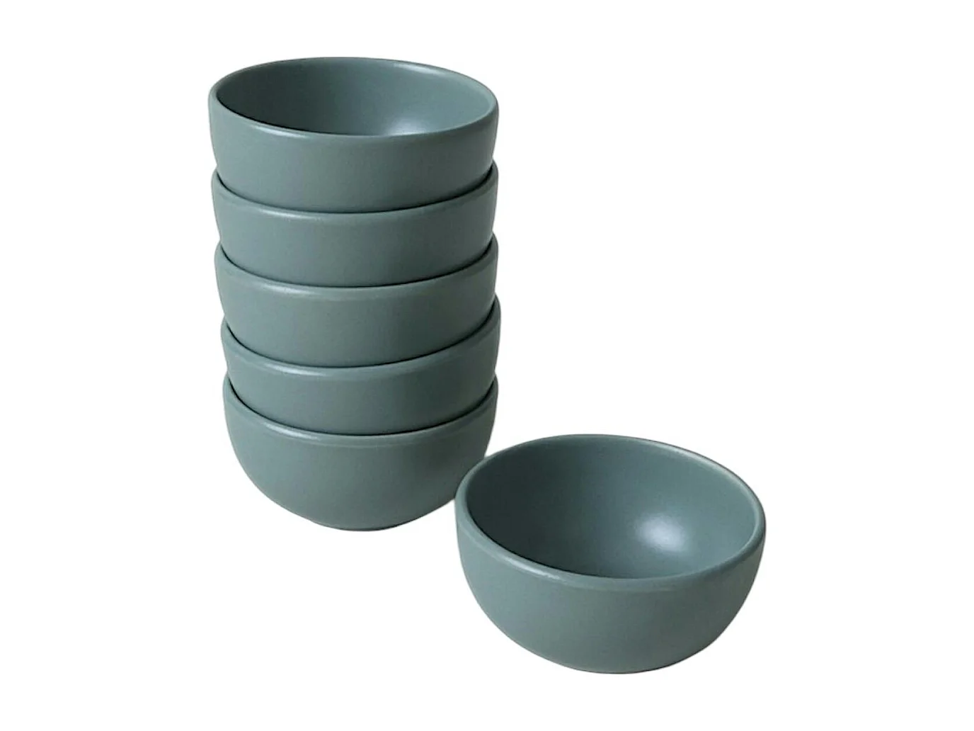 Bol à sauce bleu en céramique (lot de 6) EFIRA