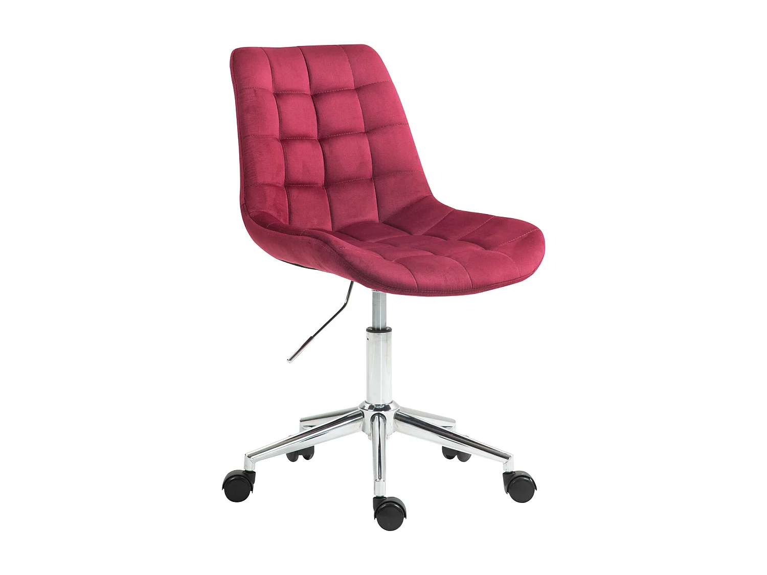 Chaise de bureau SVITA MICKY pour enfants, chaise de bureau réglable en hauteur, chaise pivotante, bordeaux