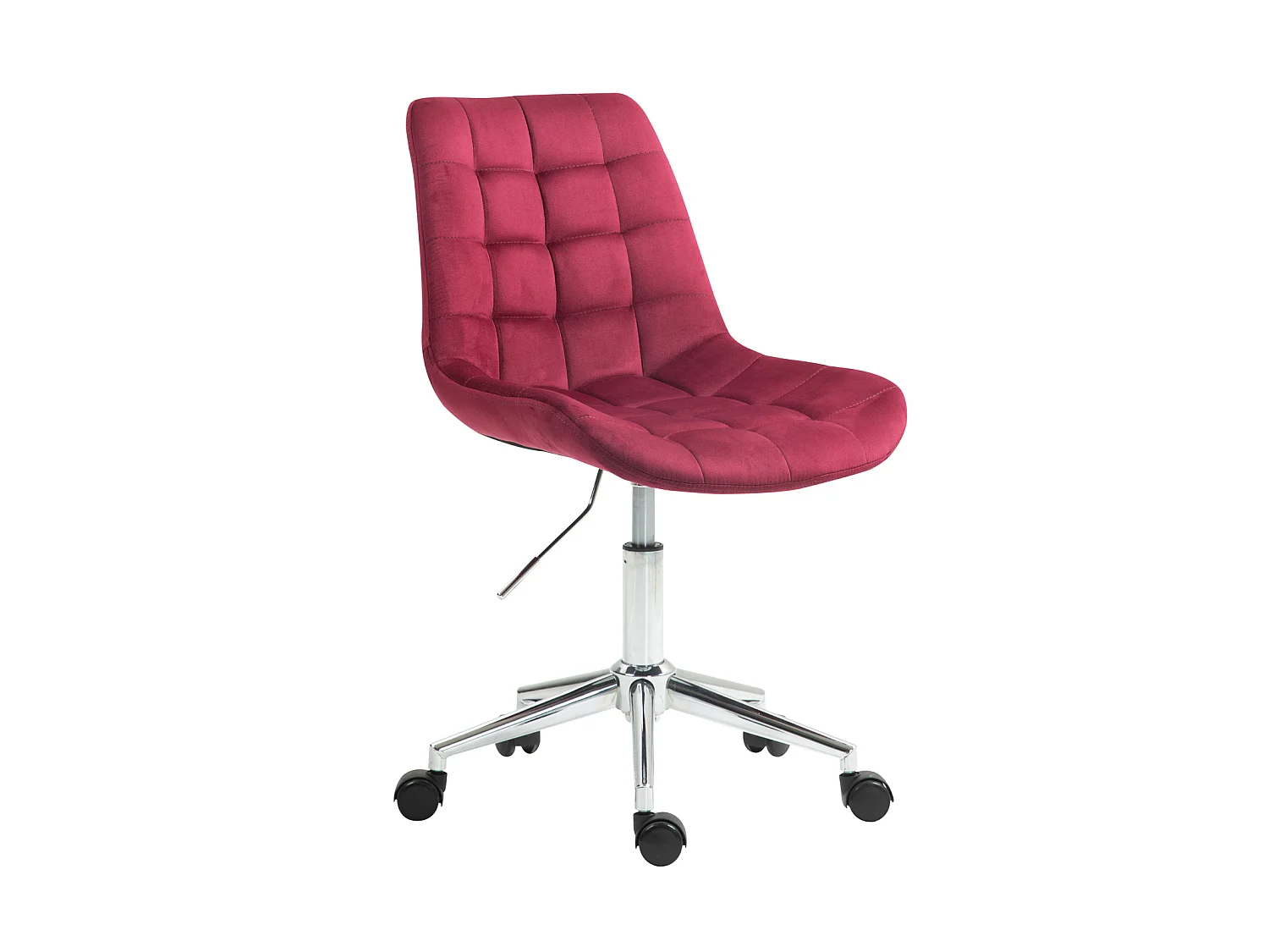 Chaise de bureau SVITA MICKY pour enfants, chaise de bureau réglable en hauteur, chaise pivotante, bordeaux