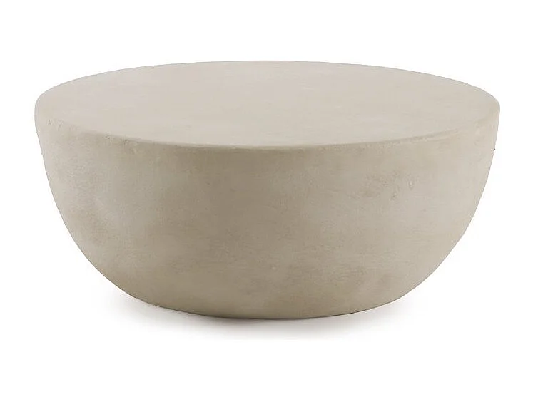 Mesa de centro em poliresina de microcimento