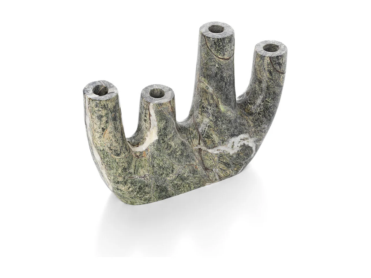 Il Vaso in Marmo Bidasar - Verde - Alto