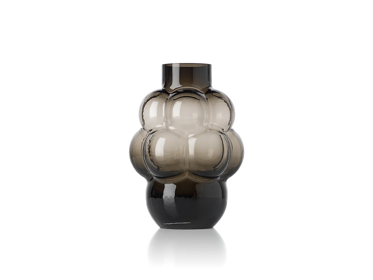 Le Vase Grape – Gris Foncé – L
