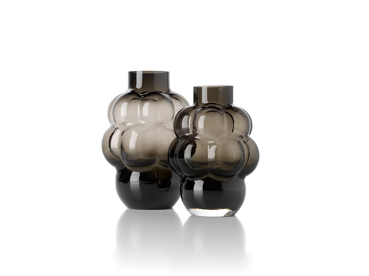 Le Vase Grape – Gris Foncé – L