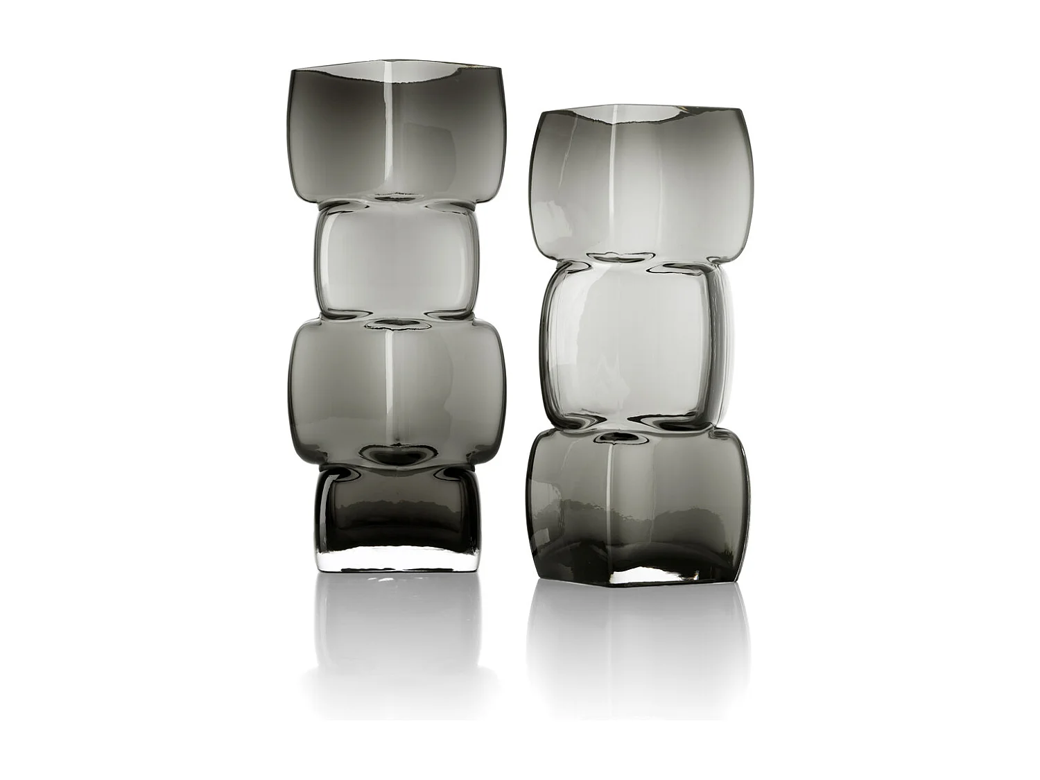 De Cubes Vaas – Donkergrijs – M