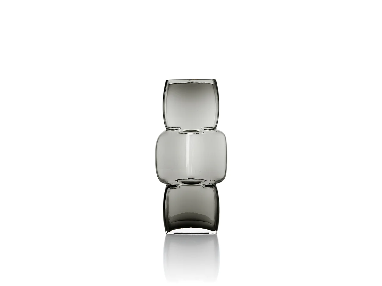 Le Vase Cubes – Gris Foncé – M
