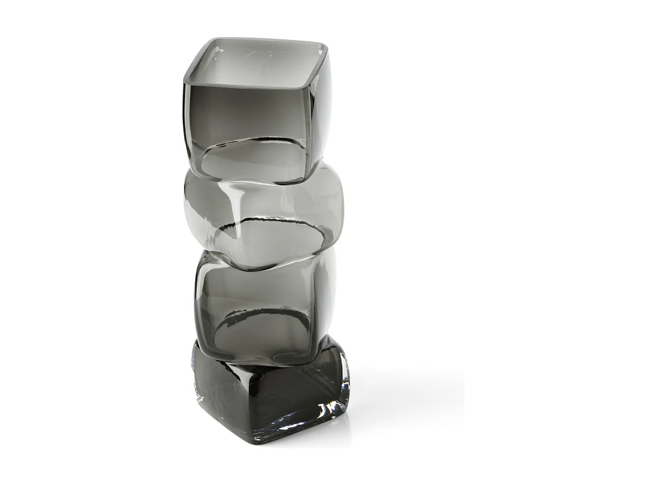 De Cubes Vaasje – Donkergrijs – L