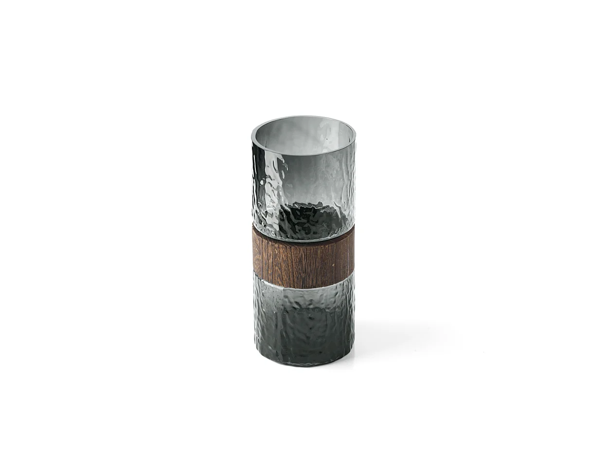 Le Vase Wood You Be Mine – Gris Foncé – M