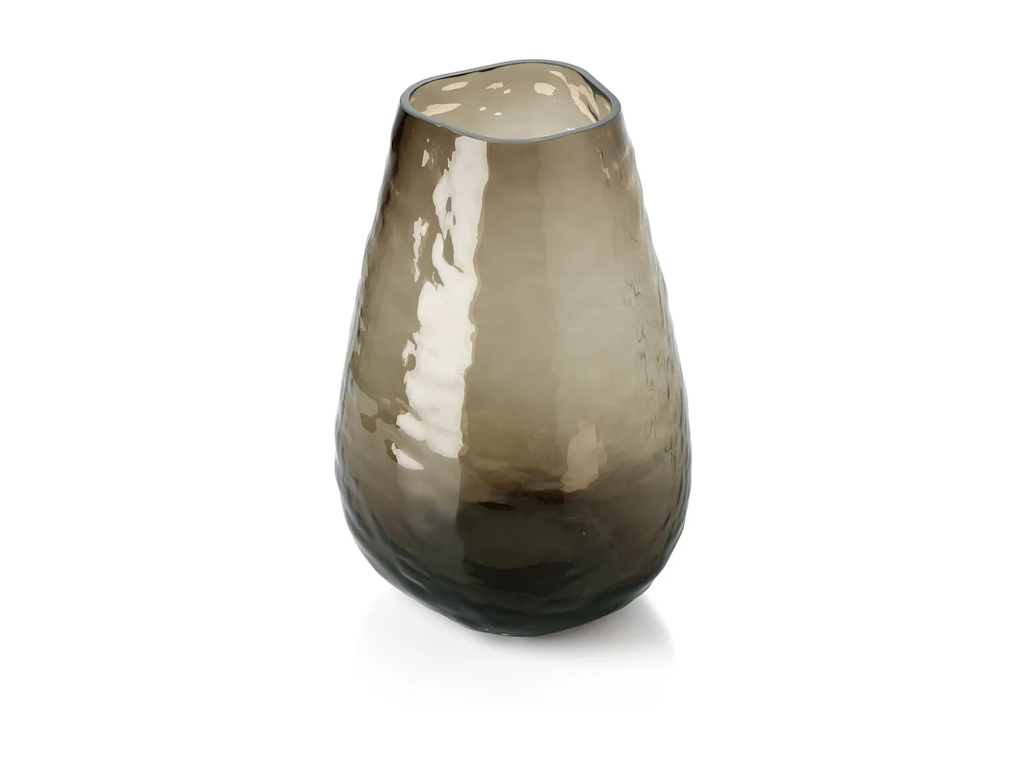 De Organic Shape Vaas - Bruin - M