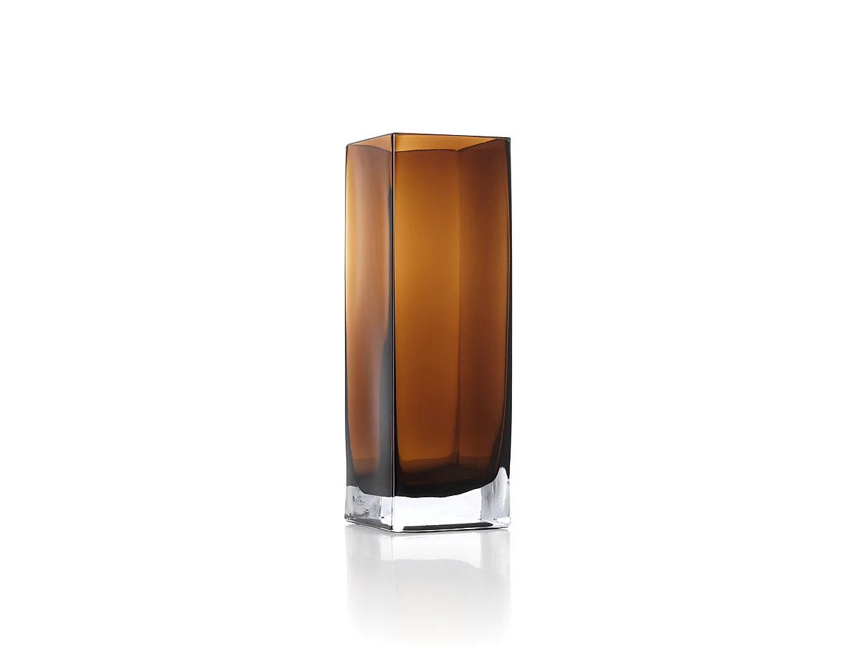 Le Vase Amber Cuboid - Ambre - L