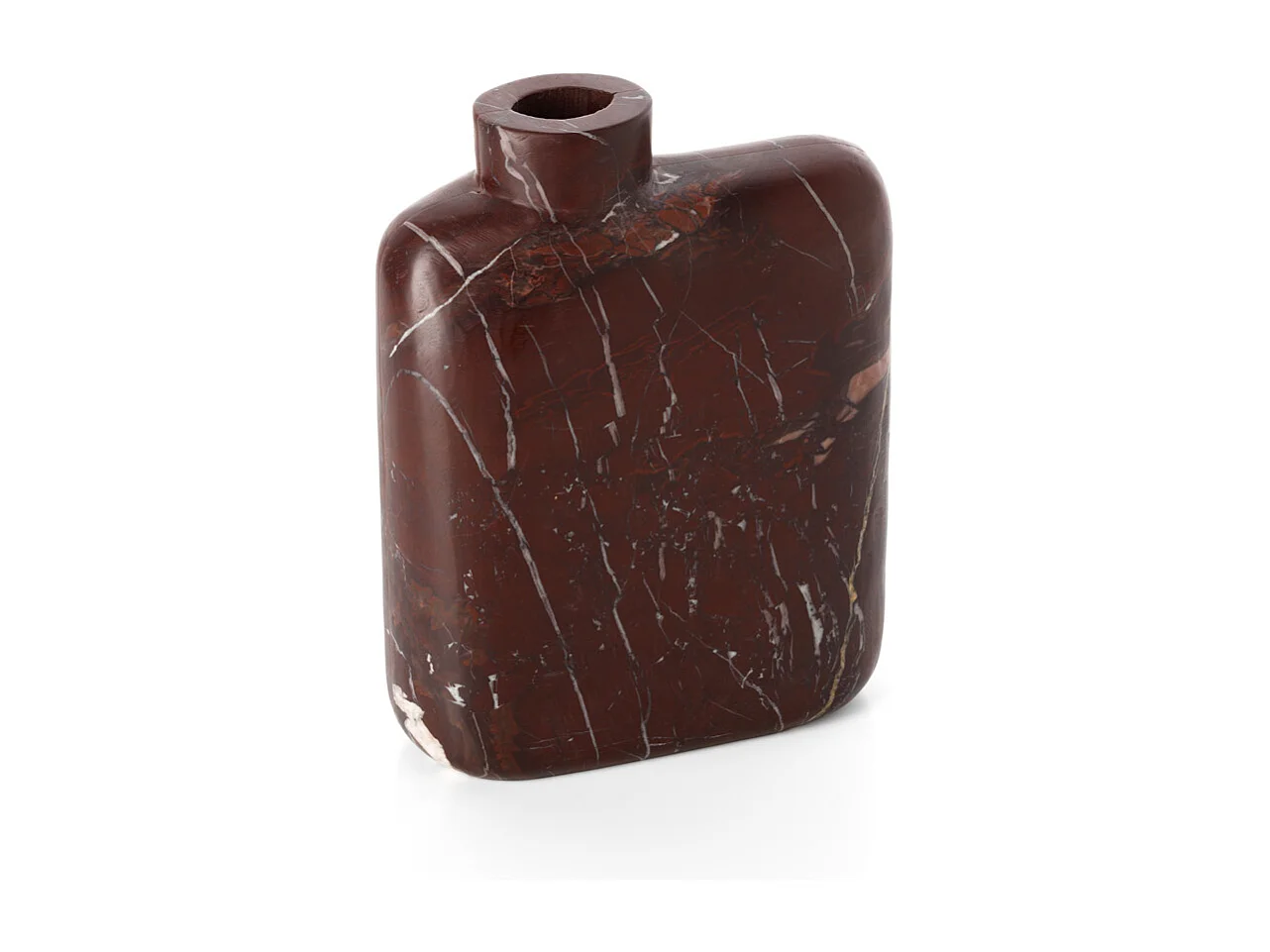 Il Vaso In Marmo Rosso Levanto - Rosso Vino - Alto